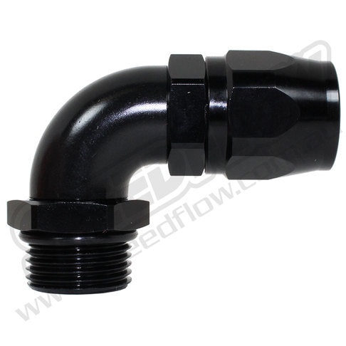 Speedflow ORB 90 Degree Hose Ends to Male Port ~ Cutter Style
