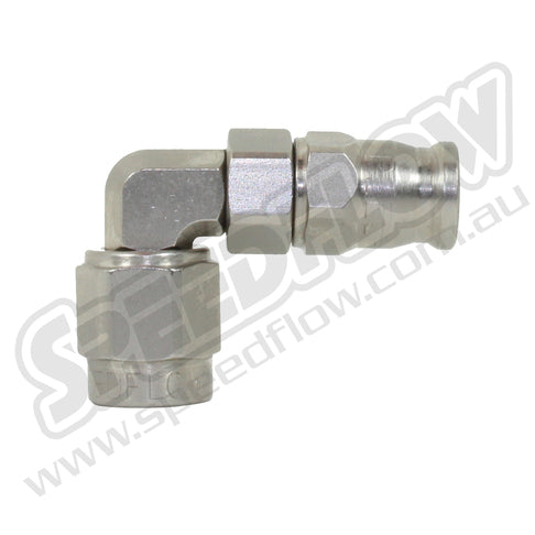 Speedflow 200 Series Steel 90 Degree Hose Ends