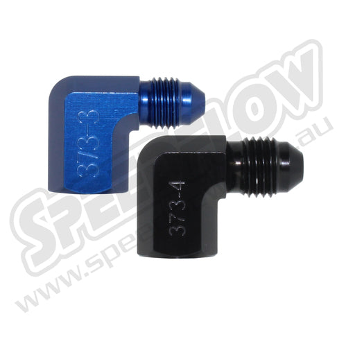 Speedflow 90 Degree Male AN to 1/8" NPT Female Adapter