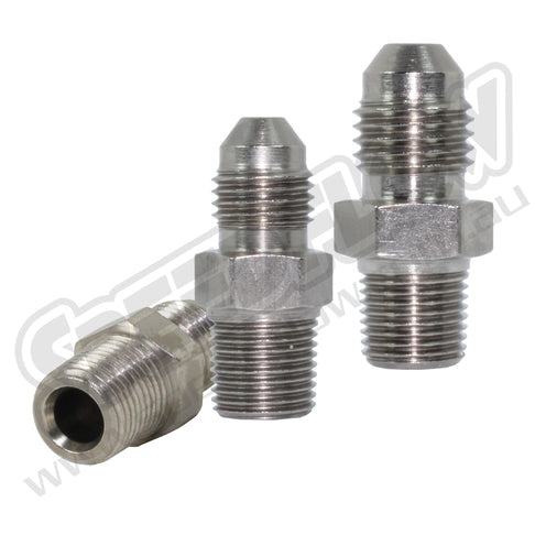 Speedflow AN Flare to BSPT Steel Adapters