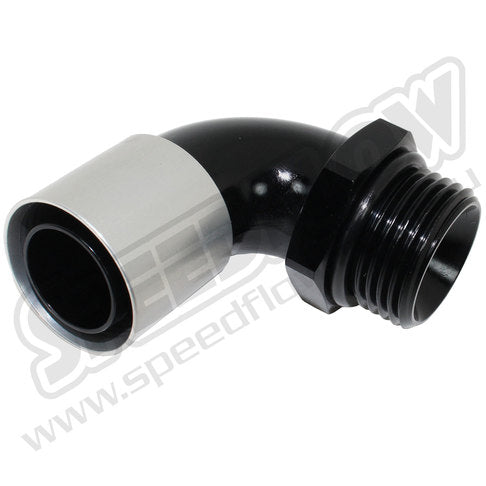 Speedflow 550 Series 90 Degree Hose End to Male -12 Port