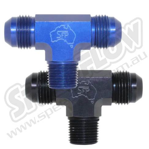 Speedflow Tee With NPT On Branch