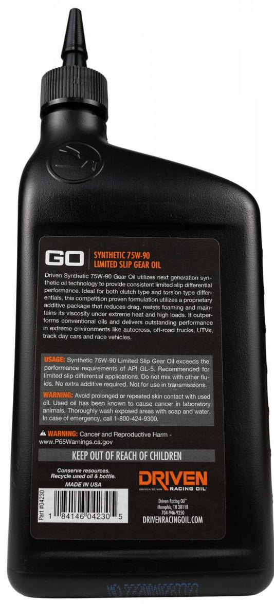 75W-90 Synthetic Limited Slip Gear Oil