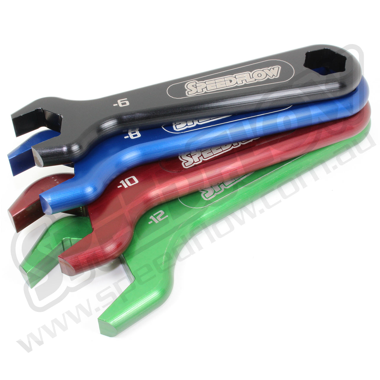 Speedflow Aluminium AN Spanner Set -6 to -12