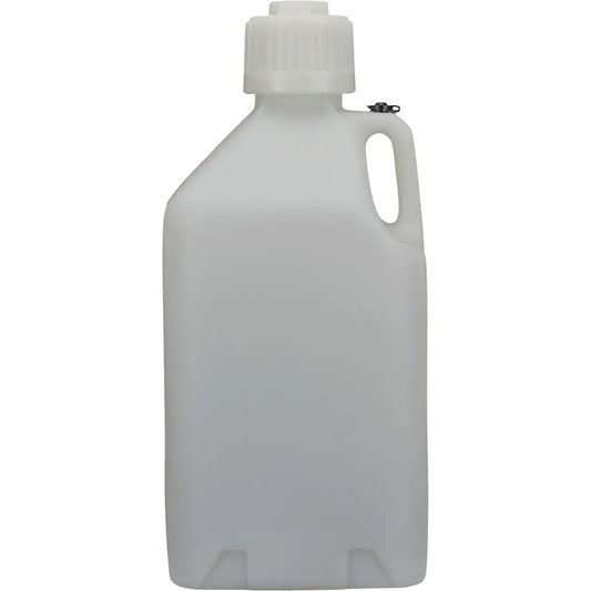 Scribner Motorsport Fluid Container - Square - 5 Gallon - White