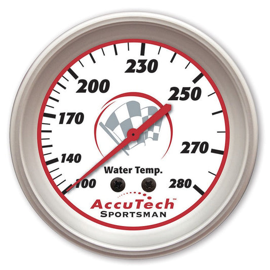 AccuTech Sportsman Water Temp Gauge - 100º-280º F