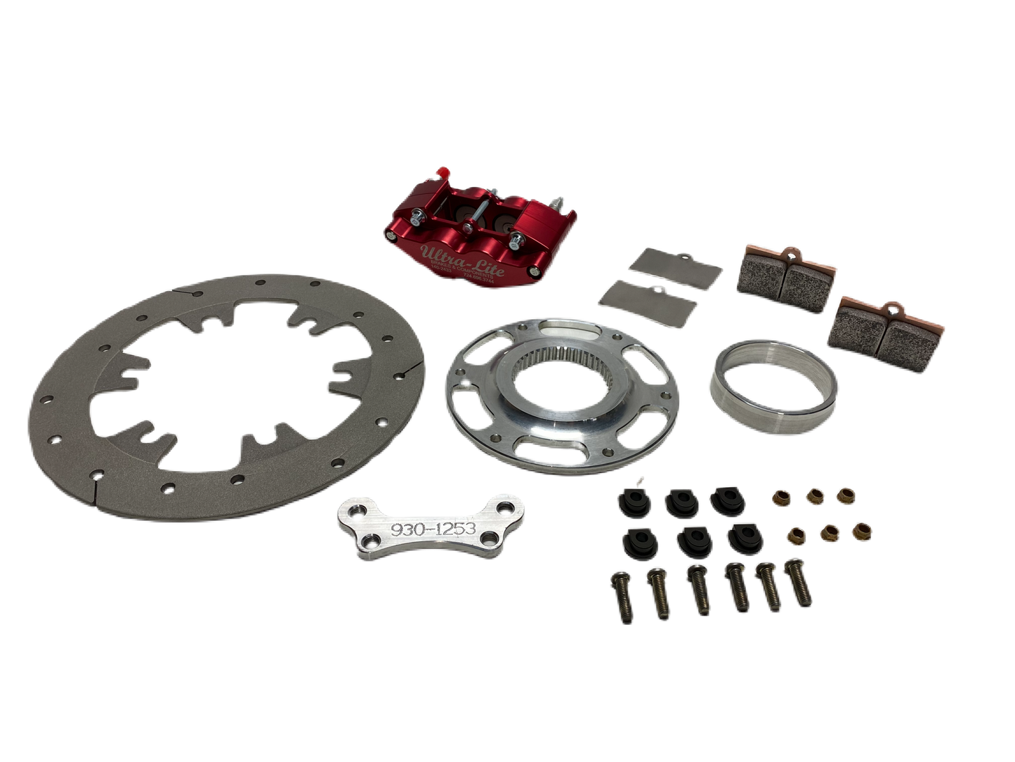 Red Devil Right Rear Ti Brake Kit