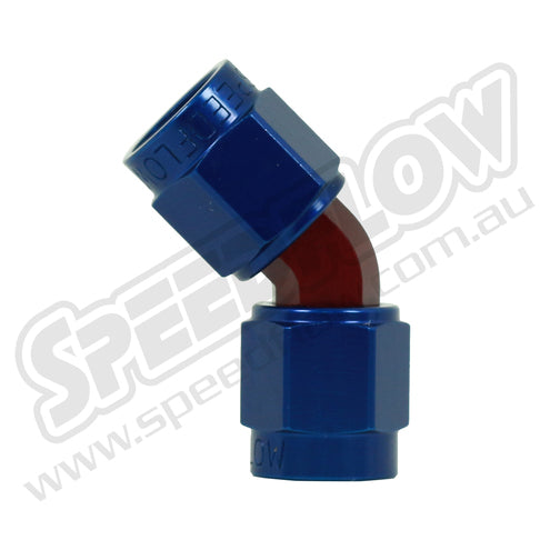 Speedflow Female 45 Degree Union Swivel Adapter