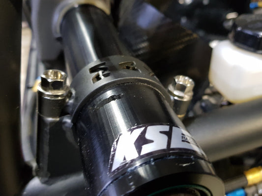 BK Ti Components Titanium Reduced Hex Steering Box Clamp To Chassis Bolt Kit 2 off 3/8 Unf x 7/8 2 off Washers Hex 7/16