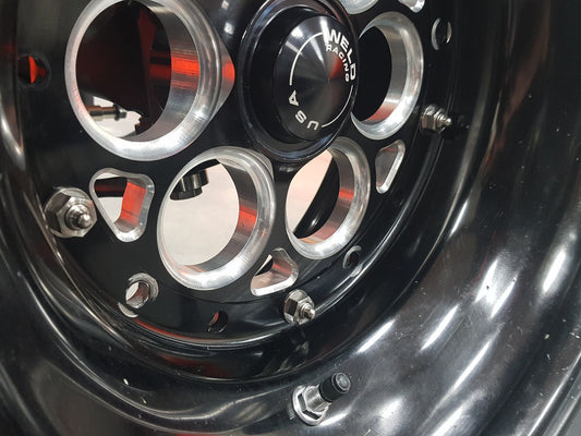 BK Ti Components Titanium Front Hub Nuts 10 of 3/8 Unc Hex 9/16in