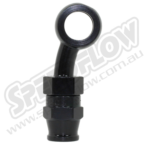 Speedflow 200 Series 3/8”-M10 Banjo Hose End 20 Degree Side – Aluminium
