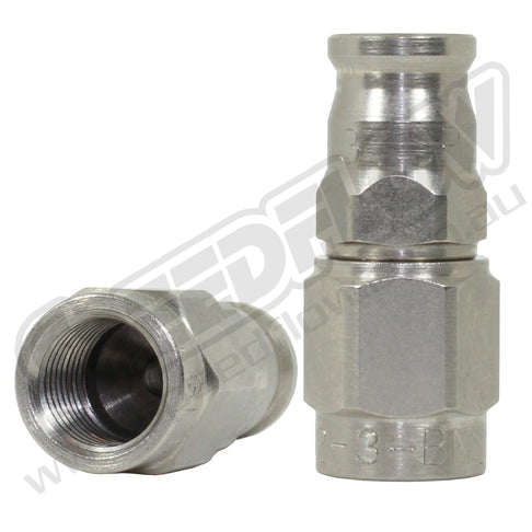 Speedflow 200 Series 3/8"-24 Bleed Nipple Hose End