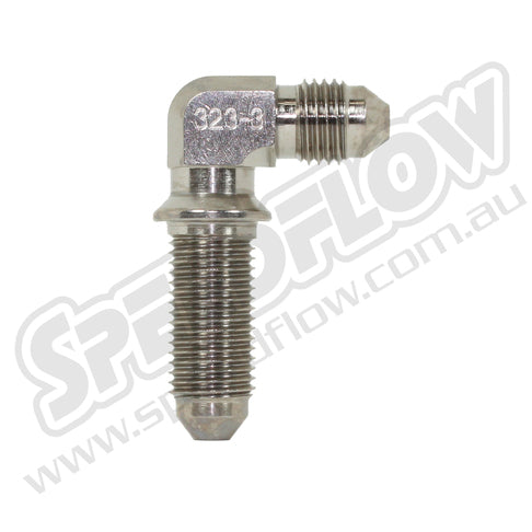 Speedflow Steel Flare Bulkhead 90 degree