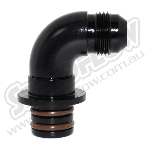 Speedflow AN Male to Transmission 90deg Adapter