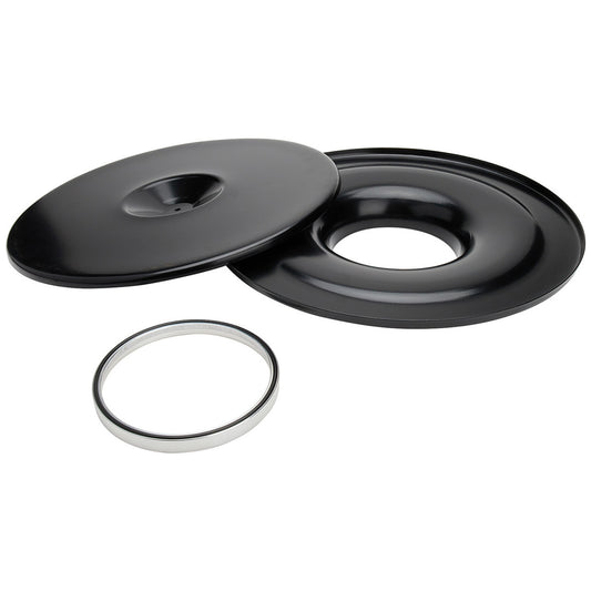 Allstar Performance Flat 14in Air Cleaner Kit Black ALL25951