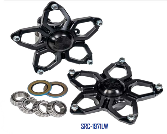 DMI Midget Black Widow Hub Set - Lightweight Black