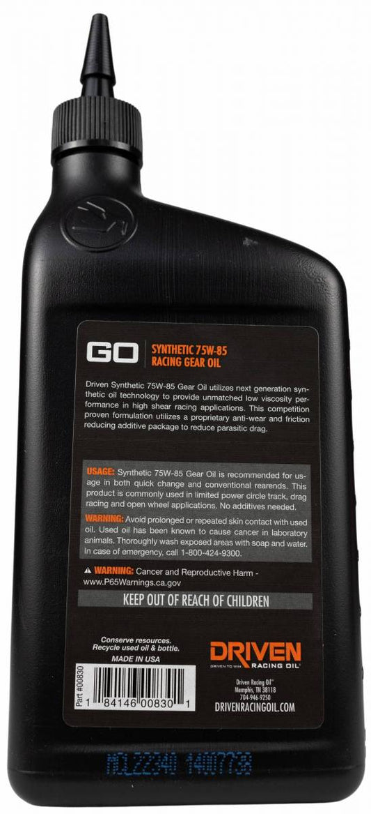 GO 75W-85 Synthetic Racing Gear Oil