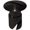 Behrent's Black Aluminium Oval Head Undercut Dzus Fastner 7/16in .550 Grip Pack 10 Pieces
