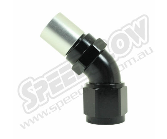 Speedflow 520 Crimp Series 45 Degree Hose End