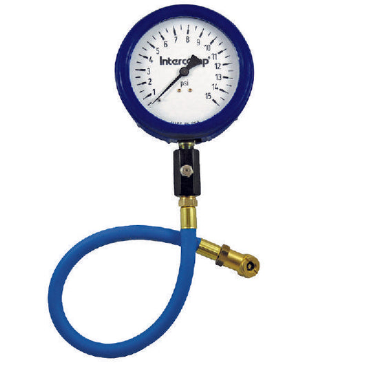 Intercomp 4" Ultra Deluxe 15PSI Air Pressure Gauge