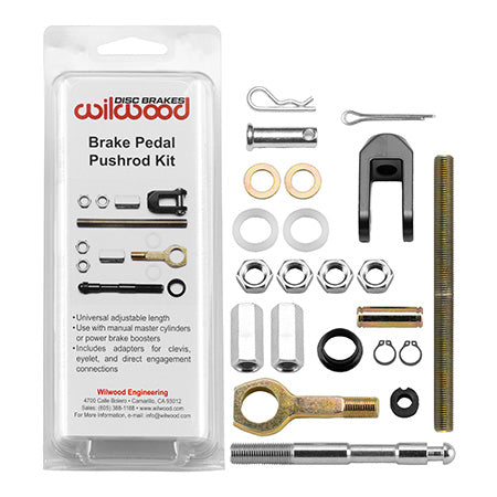 WILWOOD BRAKE PEDAL PUSHROD KIT UNIVERSAL