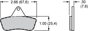 Wilwood Micro Front Brake Pads