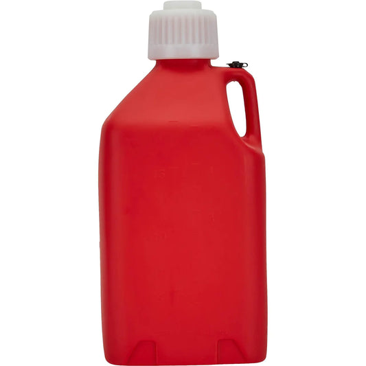 Scribner Motorsport Fluid Container - Square - 5 Gallon - Red