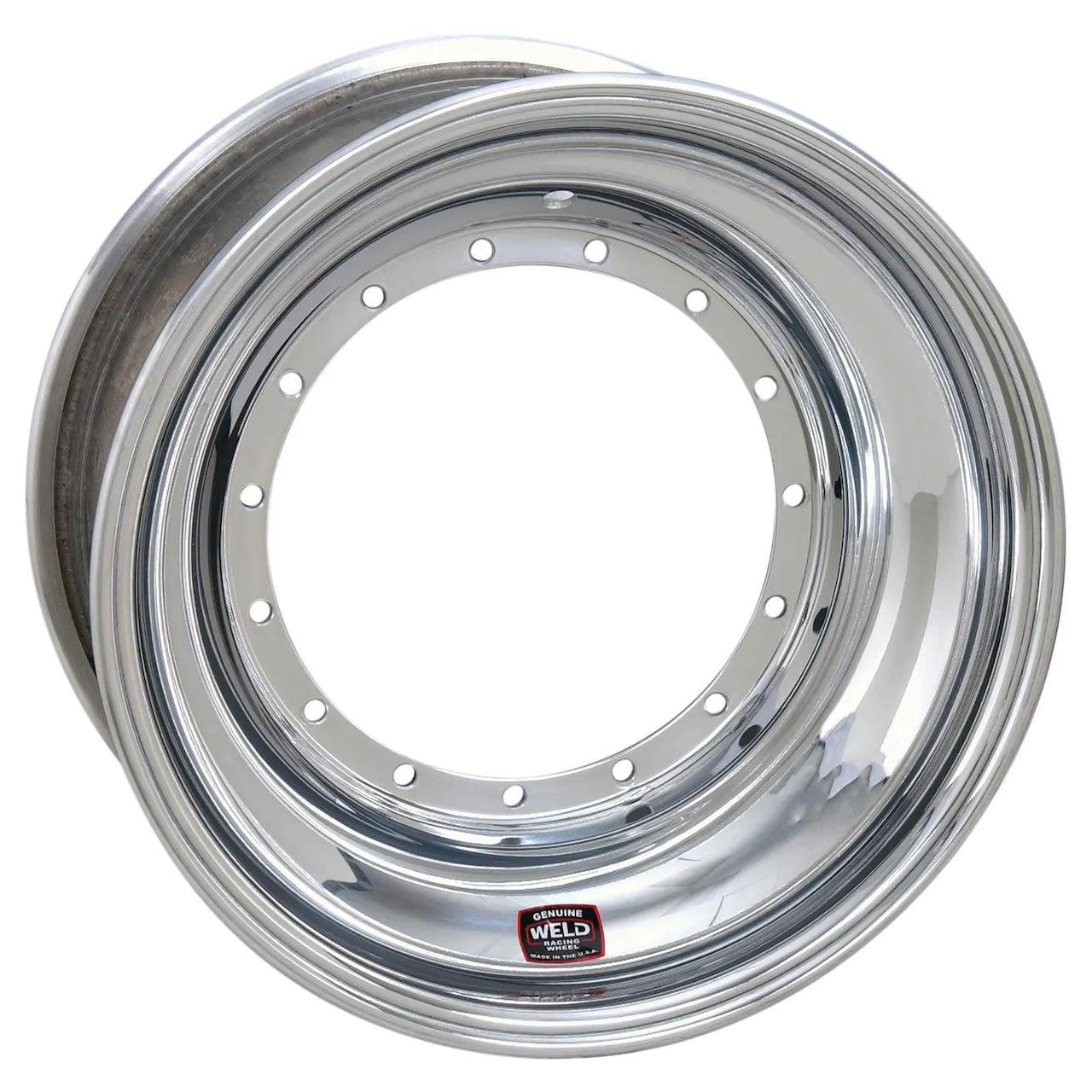 Weld Front Wheel Direct Mount 15 X 8 X 4 No Lock Polished Weld front wheel direct mount 15 x 8 x 4 no lock polished