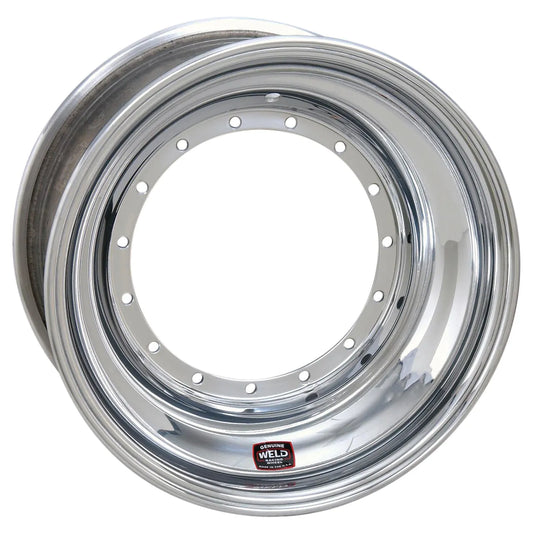Weld Front Wheel Direct Mount 15" x 8" x 4" No lock - Polished