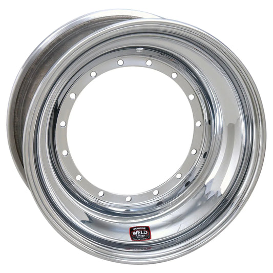 Weld Front Wheel Direct Mount 15" x 9" x 4" No lock - Polished