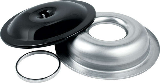 Allstar 14in Air Cleaner Base & Black Lid with 1/2in Spacer Suit Holley