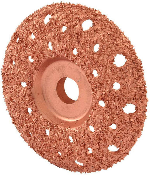 Allstar 4in Rounded 23 Grit Tyre Grinding Disc 5/8in Arbor Refresh Worn Outer Edges