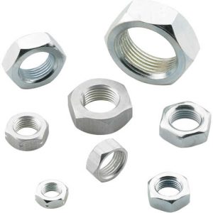 FK Bearings Aluminium LH Jam Nut 5/8 Unf 5/16in Wide Hex 3/4in