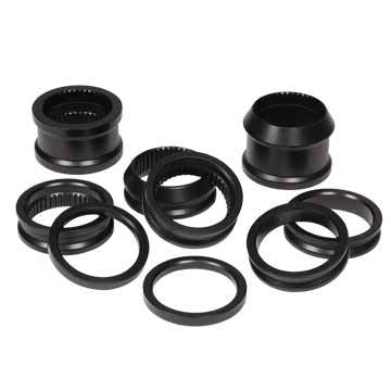 DMI Aluminium 10pc Spacer Kit - Black