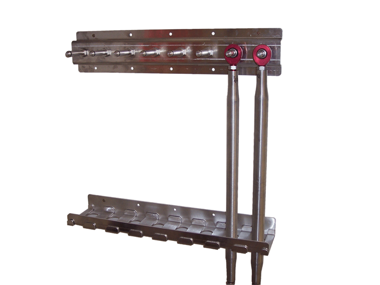 HRP Radius Rod Rack Top Mount - Holds 15 – Queensland Speedway Spares (QSS)