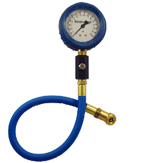 Intercomp 2.5" Deluxe Liquid Filled 15PSI Air Pressure Gauge