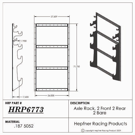 HRP Sprintcar Axle Rack – Queensland Speedway Spares (QSS)