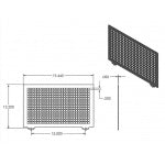 HRP Flat Radiator Rock Screen