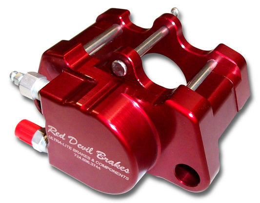 Red Devil Left Front Solid Caliper